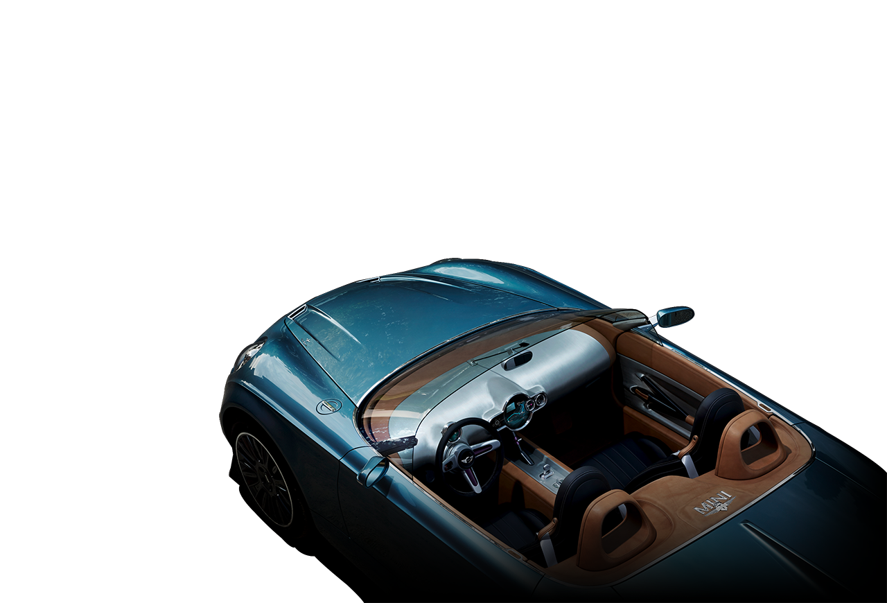 MINI Superleggera Vision επάνω διαγώνιο προφίλ